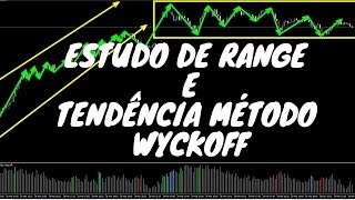 📚Estudo de Tendência e Range by Método Wyckoff [upl. by Pittel512]