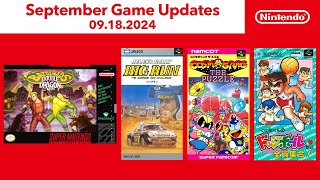 Super NES – September 2024 Game Update – Nintendo Switch Online  Expansion Pack [upl. by Ahselyt875]