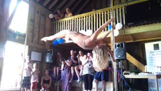 Anastasia Shukhtorova poledance performancemp4 [upl. by Akinet]