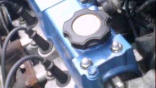 Blue Geo Metro Convertible Engine Rebuild Video [upl. by Sidras]