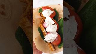 Mediterranean Style Chicken Wraps  Keto Low Carb Healthy Lunch [upl. by Ahsinnek]