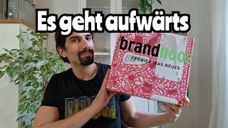 Unboxing Brandnooz Genuss Box März [upl. by Yadnil]