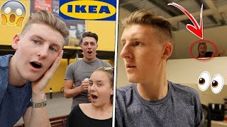 HIDE AND SEEK IN IKEA WITH MY 13 YEAR OLD SISTER😱 INTENSE [upl. by Karilynn]