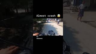 Almost crash bikeshorts shortsfeed viral bikecrash ride riding [upl. by Ade]