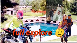 Verinag Garden 🏡 kashmir  Full explore Red bunny 🐰 power 🫡 Jehlem origin Daily Vlog Asif khag [upl. by Peh]