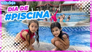 Brincadeiras na piscina do Lê Canton com a Sofia e o João [upl. by Root]