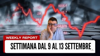 Weekly Report  Settimana positiva per i mercati con il taglio dei tassi da parte della BCE [upl. by Rachael471]