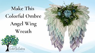 Learn How to Make an Angel Wing Wreath  a StepbyStep DIY tutorial [upl. by Luanne]