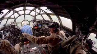 Crawl through a B29 Superfortress IN FLIGHT  RealTime procedures  ATC  Oshkosh AirVenture [upl. by Nythsa]