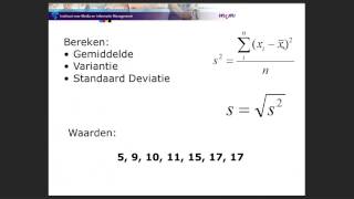 Uitleg standaard deviatie variantie gemiddelde berekenen van een populatie [upl. by Nwahsad]