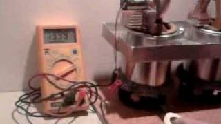 2 Zylinder Stirlingmotor mit Wasserkühlung und Generator [upl. by Chadwick]