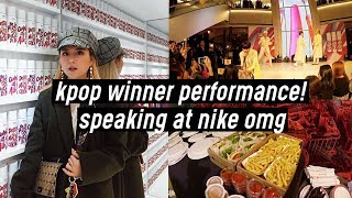 Kpop Winner Performance so close SKII Essence Event Speaking at Nike OMG  DTV 62 [upl. by Powe943]