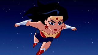 Wonder Woman  Scenes  Justice League Action [upl. by Ydnamron588]