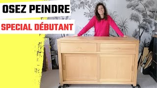 PEINDRE un meuble avec placage FACILEMENT  boisette faux bois Eléonore Déco [upl. by Htebasile800]