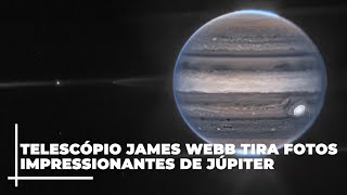 Telescópio James Webb tira fotos impressionantes de Júpiter [upl. by Nobe243]