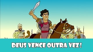 DESENHOS BÍBLICOS  DEUS VENCE OUTRA VEZ [upl. by Einnov]