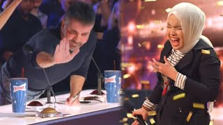 Americas Got Talent 17YearOld Blind Singer Earns Simon Cowells Golden Buzzer [upl. by Asiret95]