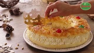 Roscon de Reyes de hojaldre con nata  Recetas Buitoni [upl. by Dahsraf]