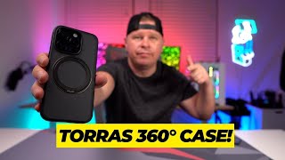 TORRAS 360 Rotatable Ring iPhone 15 Pro Case Review [upl. by Nomyar628]