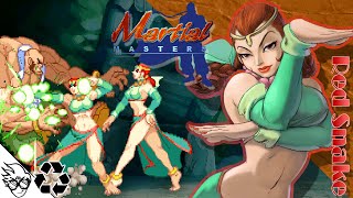 Martial Masters Arcade  2001  Red Snake New PlaythroughLongPlay シンイーケン  形意拳 レッド スネーク [upl. by Ainej]