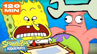 120 MINUTES of SpongeBobs FUNNIEST Moments Ever 😂  SpongeBob [upl. by Nolly]