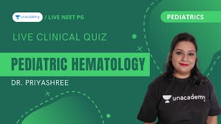 Live clinical Quiz Pediatric Hematology  Dr Priyashree [upl. by Nodnarbal]