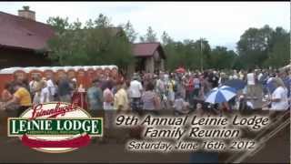 2012 Leinie Family Reunion at the Leinie Lodge in Chippewa Falls WI  Leinenkugels Beer [upl. by Aneeroc]