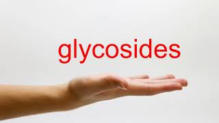 How to Pronounce glycosides  American English [upl. by Bridgette]