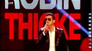 Robin Thicke LIVE bij X Factor 20130705 [upl. by Rodoeht]