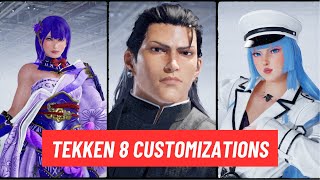 My BEST TEKKEN 8 Inspired Customizations [upl. by Brendan]