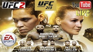 EA UFC 2 Nunes Vs Shevchenko 2 UFC 213  Live Fr [upl. by Nemraciram]