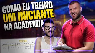 COMO EU RECEBO UM ALUNO INICIANTE NA ACADEMIA I MELHORES DICAS E EXERCÃCIOS [upl. by Epoillac380]