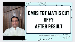 Emrs TGT maths result out cutoff क्या रही देखिये [upl. by Etrem]