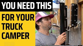 How To Replace Truck Camper Jacks Truck Camper Repairs amp Tips [upl. by Kamilah966]