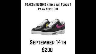 ？Nike Air Force 1 Low G Dragon Peaceminusone Para Noise 3 0 AQ3692 004 [upl. by Mady]