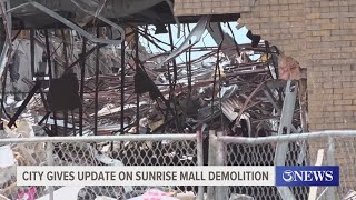 City gives update on Sunrise Mall demolition [upl. by Aimak]