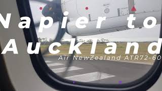 Flying From Napier to Auckland Full Review ATR airnewzealand atr72600 Adventure nepal nz 2024 [upl. by Onibag734]