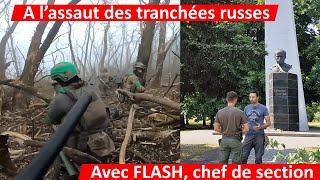 A lassaut des tranchées russes avec FLASH membre des forces spéciales de la Légion ukrainienne [upl. by Gninnahc946]