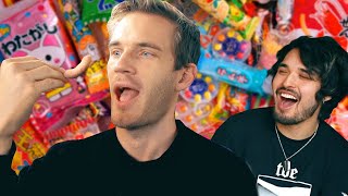 Trying Out Every Japanese Candy 🍬 ft TheAnimeMan [upl. by Ileana]