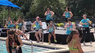 “Pica” Aqua Fitness Choreo Kimberly Thorne “Team Blue Utah” [upl. by Melosa]