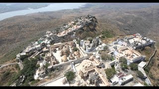 Aerial View of Palitana Jain Yatra  By Spiritual Peace [upl. by Meelak]