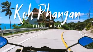 Koh Phangan Island Drive from Haad Rin Beach to Baan Khai Thailand [upl. by Are264]