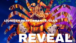 Lionfish Performances Clues and Reveal Masked Singer UK [upl. by Ram]