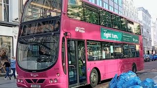 Translink Metro Volvo Wright Eclipse Gemini 2201 Departing Donegall Place [upl. by Assyl659]