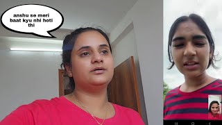 Anshu se meri baat kyu nhi hoti thi😞 snappygirls therott vlog vlogger familyvlog [upl. by Lindgren]