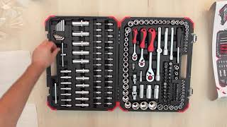 Unboxing Gedore red 12quot38quot14quot Drive Socket Set 172 pcs in a case  Bob The Tool Man [upl. by Sauers802]