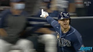 Mike Brosseau hits a goahead home run in Game 5 of the ALDS a breakdown [upl. by Monti]