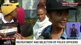 Northern Cape police conduct a recruitment day in Kimberley [upl. by Ynnig27]