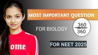 NEET 2025 TOP MOST IMPORTANT QUESTION 10720 [upl. by Hieronymus]