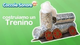 🚂 Costruiamo un trenino  Tutorial per bambini [upl. by Sandi589]